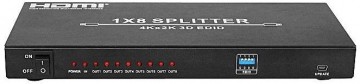 HS-SP18 HDMI splitter 8 voudig