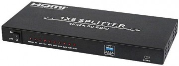 HS-SP18 HDMI splitter 8 voudig